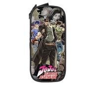 YINGD JoJo's Bizarre Adventure Large Pencil Case, Durable Pencil Pouch with Big Capacity, Portable Stationery Bag, Aesthetic Zipper Pencil Box for School Co