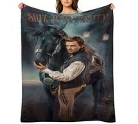 YINGD Jonathan Bailey Printed Flannel Blanket, Bedding Sofa Warm Blanket, Room Decor Gift