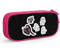 YINGD Ju-Lie and The-Phantoms Big Capacity Pencil Case Zipper Large Storage Pens Pouch Bag for Girls Teens Students Art School Office Supplies-Pink SAOE