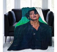 YINGD Jung&Kook Flannel Blanket Bedding Fleece Blanket Soft Thow Blankets Air Conditioning Blanket For Sofa Couch Living Room 125CM X 100CM