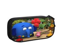 YINGD Jungle Junction Pencil Case for Artists on The Go - Water-Resistant Oxford Cloth with Brush Loops & Pen Slots