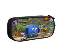 YINGD Jungle Junction Pencil Case for Emergency Kits - Durable Zipper Bag for First Aid, Pens, Flashlights (Portable)