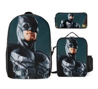 YINGD Justice League Backpack Academic Trailblazer Set Pioneering Bookbag with Frontier Kit