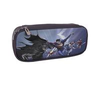 YINGD Justice League Pencil Case Waterproof Brown Pen Bag for Artists Students & Professionals