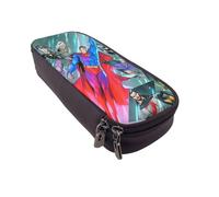 YINGD Justice League Unlimited Pencil Case Elegant Zippered Pen Pouch for Students Professionals & Artists