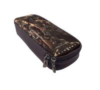 YINGD Justice League Unlimited Pencil Case Waterproof PU Leather Pen Organizer for Artists & Students