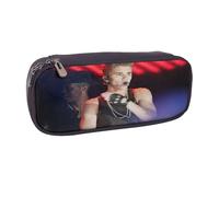 YINGD Justin Bieber Pencil Case Waterproof Brown Pen Bag for Artists Students & Professionals