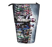 YINGD Kamen Rider Pen Case Expandable Peanuts Organizer Bags Retractable Pen Case Cute Large Capacity Boy Girl Stationery Pouch Lightweight for School Office cc110