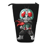 YINGD Kamen Rider Pencil Case Expandable Peanuts Organizer Bags Retractable Cute Large Capacity Boy Girl Stationery Pouch Lightweight for School Office cc2
