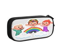 YINGD Kawaii Bibble Beliefs Happiness Pencil Case for Girl Boy Big Capacity Cartoon Pencil Pouch School