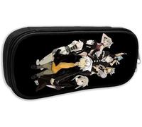 YINGD KEROTA Soul Eater Teens Pen Box Case Portable Pencil Makeup Pouch Student Large Capacity Canvas Pencil Case SAOE