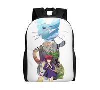 YINGD Kiki's Delivery Service Versatile Backpack Washable casual style School Student Backpack Oxford Cloth Computer Bag Unisex-HXN3305