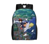 YINGD Kiki's Delivery Service Versatile Backpack Washable casual style School Student Backpack Oxford Cloth Computer Bag Unisex-HXN3309