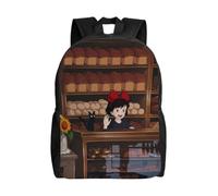 YINGD Kiki's Delivery Service Versatile Backpack Washable casual style School Student Backpack Oxford Cloth Computer Bag Unisex-HXN3306