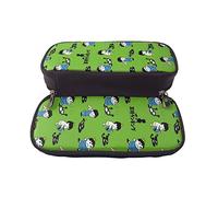YINGD King Ranking Pencil Case Stationery Pouch for Kids Students Unisex PU Leather Stain Resistant Durable Large Capacity B104