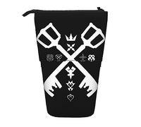 YINGD Kingdom Hearts Pencil Case Expandable Peanuts Organizer Bags Retractable Cute Large Capacity Boy Girl Stationery Pouch Lightweight for School Office SH180