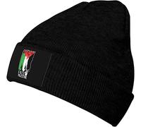 YINGD Knitted hat Free Palestine Warm Beanie Hat Winter Hat Unisex for Men Women