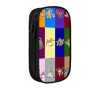 YINGD Korean Physics Math Equations Pencil Case for Girls Boys Custom Geek Mathematics Teacher Large Capacity Pen Bag Box