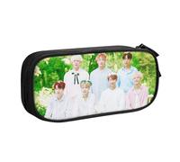 YINGD Kpop BTS Pencilcase Large Capacity Pencil Case Double Zipper