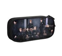 YINGD Kpop BTS Pencilcase Large Capacity Pencil Case Double Zipper