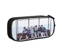 YINGD Kpop BTS Pencilcase Large Capacity Pencil Case Double Zipper