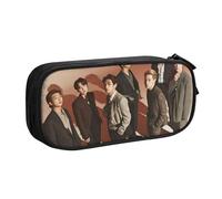 YINGD Kpop BTS Pencilcase Large Capacity Pencil Case Double Zipper