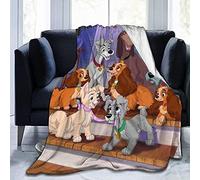 YINGD LaDy and The Powerful TRaMp Ultra Soft Throw Blanket Flannel Fleece All Season Light Weight Sofa Couch Creative Warm BlanketBlack