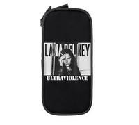 YINGD Lana Del Ray Vintage Pencil Case Music Album Child Kawaii Stationery Bag Custom DIY School Pencil Cases Stationery Gift Idea