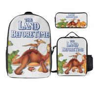 YINGD Land Before Time Backpack Learning Voyager Bookbag with Expedition Nutrition System