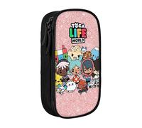 YINGD Large-Capacity Pencil Case Louis Tomlinsons Walls Singer Office Double Layer Pencil Case Stationery Women pjd794