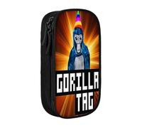 YINGD Large Capacity Pencil Case, Pink Hearts Love Cute Panda Pattern Pencil Pouch 2 Compartments Pencil Bag