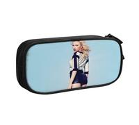 YINGD Large Pencil Pouch Lana Del Ray Singer Merch Double Layer Pencil Case Women