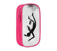 YINGD Large Storage Pencil Case, Falling Angels Pattern with Zipper Large Capacity Pen Bag