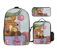 YINGD Le Grand méchant Renard et autres contes Backpack School Marvel Set Wonderful Three Piece Learning Combo