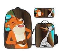 YINGD Le Grand méchant Renard et autres contes Backpack School Virtuoso Set Masterful Three Piece System