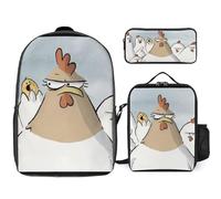 YINGD Le Grand méchant Renard et autres contes Backpack School Visionary Set Forward-Thinking Three Piece Combo
