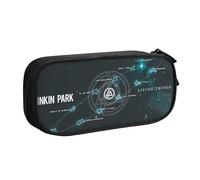 YINGD Linkin Park Pencilcase Large Capacity Pencil Case Double Zipper