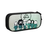 YINGD Linkin Park Pencilcase Large Capacity Pencil Case Double Zipper