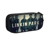 YINGD Linkin Park Pencilcase Large Capacity Pencil Case Double Zipper