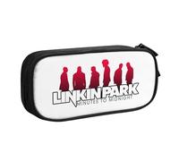 YINGD Linkin Park Pencilcase Large Capacity Pencil Case Double Zipper