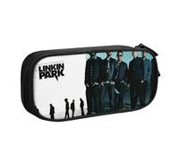 YINGD Linkin Park Pencilcase Large Capacity Pencil Case Double Zipper