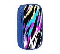 YINGD LNWH Large Storage Pencil Case, Fantasy Lion Abstract Art Pattern with Zipper Large Capacity Pencil Pouch