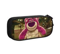 YINGD Lots-o'-Huggin' Bear Pencil Case with Detachable Strap - Oxford Cloth Multi-Pocket Bag for Pens, Tools, Cosmetics