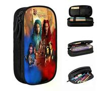 YINGD Lovely Descendants The Rise of Red Pencil Case Stationery Bag Pen Box Kids Large Storage Bags Office Gifts Stationery