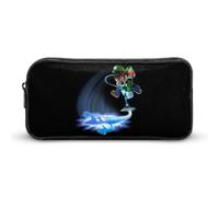 YINGD Luigi's Mansion Pencil Case Portable Pencil Bag Zipper Cosmetic Boxs High Capacity Makeup Pouch Stationery Bag