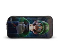 YINGD Luigi's Mansion Pencil Case Portable Pencil Bag Zipper Cosmetic Boxs High Capacity Makeup Pouch Stationery Bag