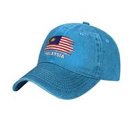 YINGD Malaysia Flag Malaysian Country Adjustable Baseball Cap Breathable Unisex Sun Hat