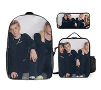 YINGD Marcus Martinus Backpack Campus Complete Kit Including 17 Inch Laptop-Compatible Bag and Study Pencil Organizer