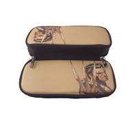 YINGD Marvel Comics Pencil Case Durable PU Leather Zip Bag for Artists & Writing Enthusiasts