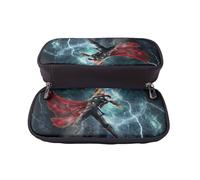 YINGD Marvel Comics Pencil Case Elegant Zippered Pen Pouch for Students Professionals & Artists